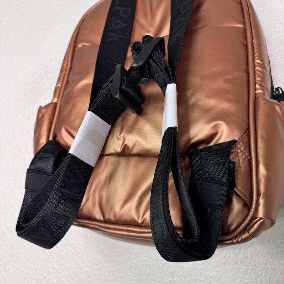 Calpak Luka Mini Backpack Padded Travel Work School Bag Luggage Copper Color NEW - Picture 7 of 8
